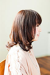 ヘアースタイル 2013 ミディアム 横